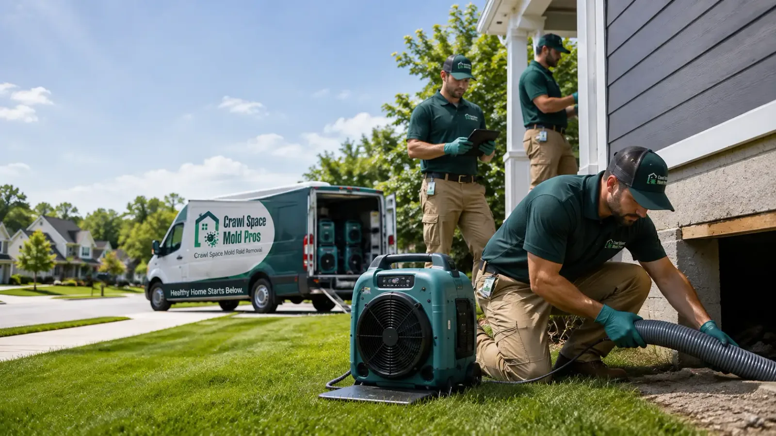 Crawl Space Mold Removal in Commerce, OK